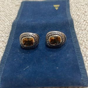 Vintage David Yurman Citrine Stud earrings
